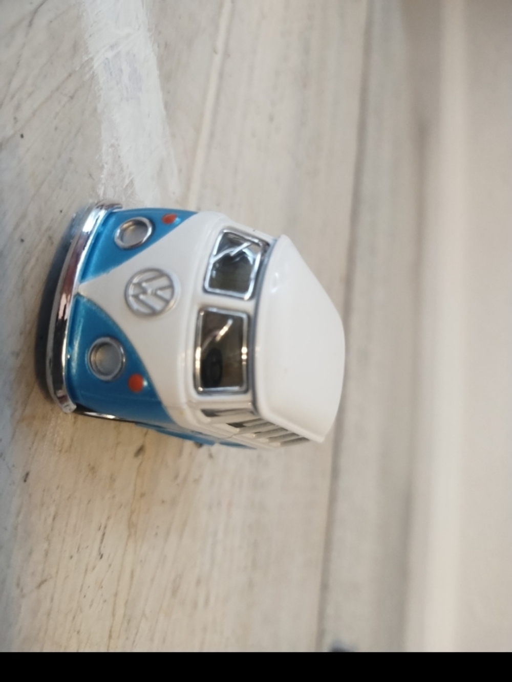 Kinsfun Metallic Blue Little Van Volkswagen Die Cast Metal